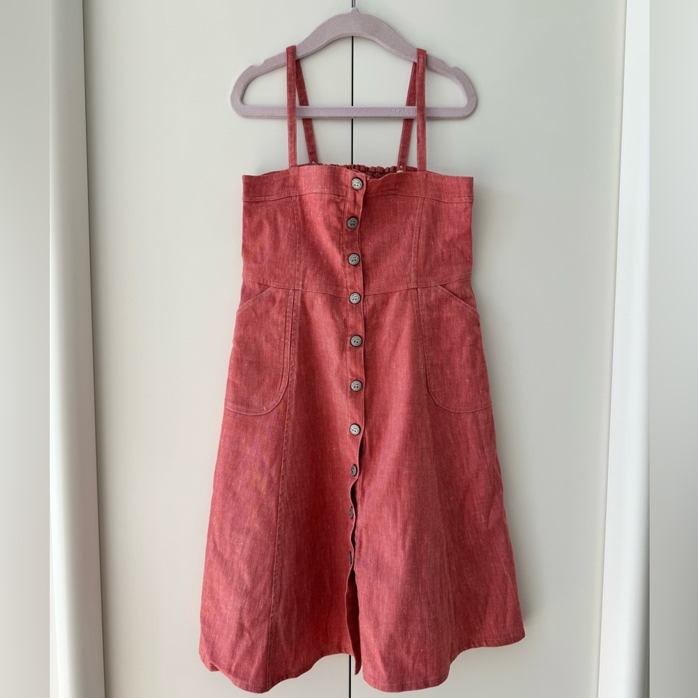 Bonpoint Girls Dress. Adjustable. Size 6 - Picture 2 of 13
